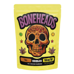 Boneheads Coca Cola Gummy 750mg packaging featuring sugar-dusted gummy cola bottles.