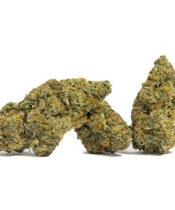 AAAA+ Romulan Blueberry cannabis flower with frosty purple buds and sweet blueberry aroma
